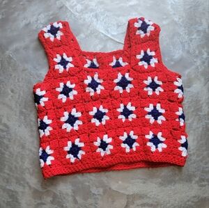 Vintage Crochet Top🔴